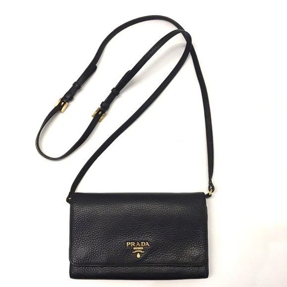 PRADA Black Leather Wallet - Picture 1 of 6